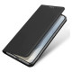 Dux Ducis Skin Pro Case for Samsung Galaxy S25 Edge with Flip and Card Slot - Black