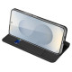 Dux Ducis Skin Pro Case for Samsung Galaxy S25 Edge with Flip and Card Slot - Black