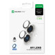 Amazingthing AR Aluminum 2 Lens Glass with Camera Lens Frame for iPhone 16 / 16 Plus - Blue