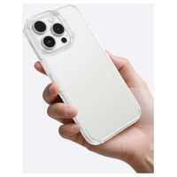 Amazingthing Minimal Case for iPhone 16 Pro Silicone Case - Transparent
