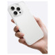 Amazingthing Minimal Case for iPhone 16 Pro Silicone Case - Transparent