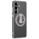 Amazingthing Minimal Mag Case with Magnetic Ring and Magnetic Ring for Samsung Galaxy S25 - Transparent