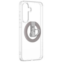 Amazingthing Minimal Mag Case with Magnetic Ring and Magnetic Ring for Samsung Galaxy S25 - Transparent