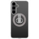 Amazingthing Minimal Mag Case with Magnetic Ring and Magnetic Ring for Samsung Galaxy S25+ - Transparent