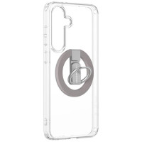 Amazingthing Minimal Mag Case with Magnetic Ring and Magnetic Ring for Samsung Galaxy S25+ - Transparent