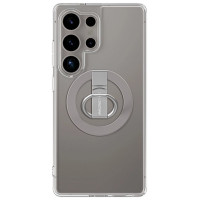 Amazingthing Minimal Mag Case with Magnetic Ring and Magnetic Ring for Samsung Galaxy S25 Ultra - Transparent