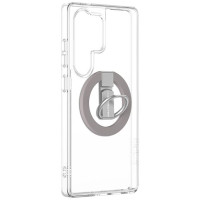 Amazingthing Minimal Mag Case with Magnetic Ring and Magnetic Ring for Samsung Galaxy S25 Ultra - Transparent