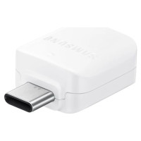 Samsung EE-UN930 USB-A to USB-C OTG Adapter (Bulk - Replacement Packaging) - White