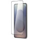 Amazingthing Radix Full Glass Tempered Glass with Black Frame for Samsung S25 Edge