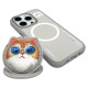 Nimmy Glasses Cool Cat MagSafe Case for iPhone 16 Pro - Gray
