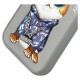 Nimmy Glasses Cool Cat Case for iPhone 15 Pro - Gray