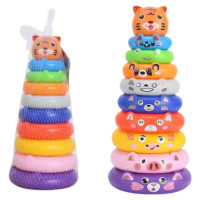 Lean Toys Attīstošā piramīda TIGER 28093