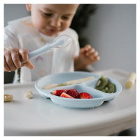 Babyono Elastīga silikona karote BabyOno 785/01 blue