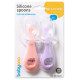 Babyono Ergonomiskās silikona karotes 2 gab. BabyOno 784/01