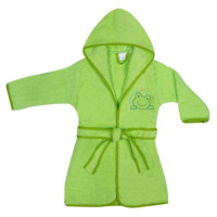 Duet Baby Halāts frotē Green Frog 104/110 cm (44689) [A]