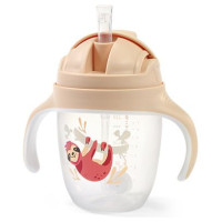 Babyono Krūze ar salmiņu un svērteni BabyOno 1464/04 SLOTH