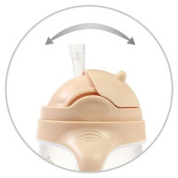 Babyono Krūze ar salmiņu un svērteni BabyOno 1464/04 SLOTH