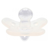 Canpol Babies Māneklis 100% silikons,simetrisks 6-12m, 24/002 white [A]