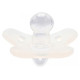 Canpol Babies Māneklis 100% silikons,simetrisks 6-12m, 24/002 white [A]