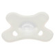 Canpol Babies Māneklis 100% silikons,simetrisks 6-12m, 24/002 white [A]