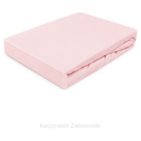 Miniania Palags jersī ar gumiju 140x70 cm LIGHT PINK (7314)