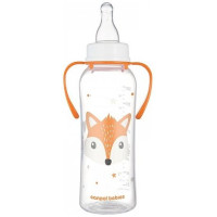 Canpol Babies Pudele PC 250 ml ar rokturiem 11/845 orange