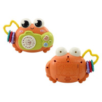 Lean Toys* Rotaļlieta ar mūziku CRAB 21988