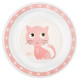 Canpol Babies Šķivis plastmasas CUTIE ANIMALS 4/411 pink