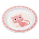Canpol Babies Šķivis plastmasas CUTIE ANIMALS 4/411 pink