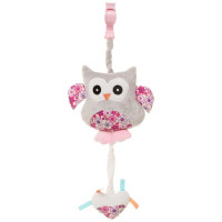 4Baby Muzikālā rotaļlieta OWL pink 4BABY OP01