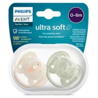 Philips Avent māneklītis Ultra soft DECO, 0-6M (2 gab) - SCF091/07