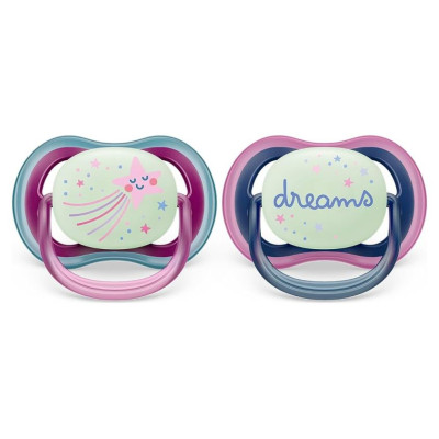 Philips Avent māneklītis Ultra Air Night, 6-18M, (2gab), meitenēm - SCF376/14
