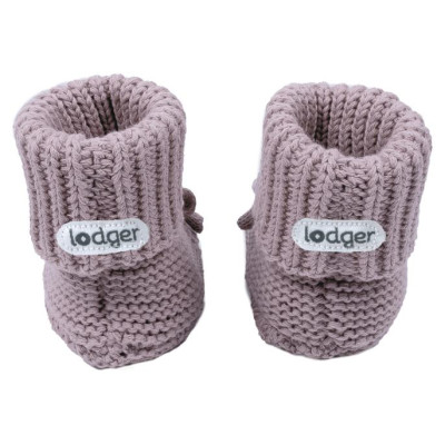 Lodger Slipper Knit čībiņas, Rose, 0-6m - SLK 107_0-6