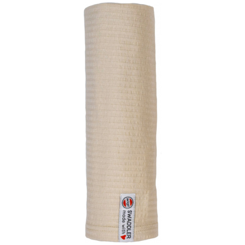 Lodger Swaddler Seersucker kokvilnas autiņ&scaron;, 120x120 cm, Birch - SW 093