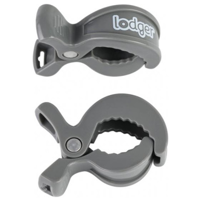 Lodger Clip klipsis Swaddler kokvilnas autiņam (2 gab.), Carbon - SWC 071