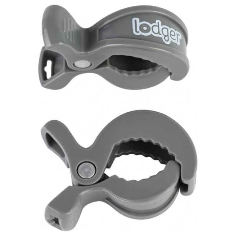 Lodger Clip klipsis Swaddler kokvilnas autiņam (2 gab.), Carbon - SWC 071