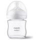 Philips Avent Natural Response stikla zīdaiņu pudelīte 125 ml, jaundzimušā knupītis, 0m+ - SCY930/01