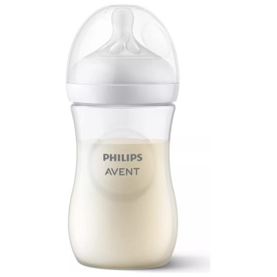 Philips Avent Natural Response baro&scaron;anas pudelīte 260 ml, vidējas plūsmas knupītis, 1m+ - SCY903/01