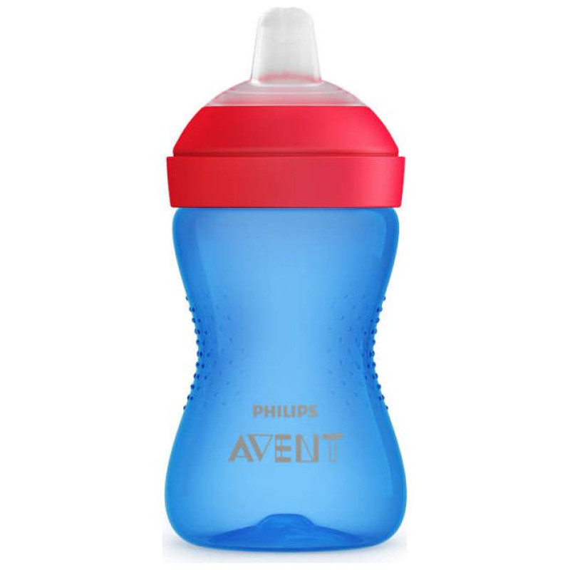 Philips Avent My Grippy mācību krūzīte ar mīkstu snīpi 300ml, 9M+, zila - SCF802/01