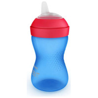 Philips Avent My Grippy mācību krūzīte ar mīkstu snīpi 300ml, 9M+, zila - SCF802/01