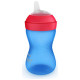 Philips Avent My Grippy mācību krūzīte ar mīkstu snīpi 300ml, 9M+, zila - SCF802/01