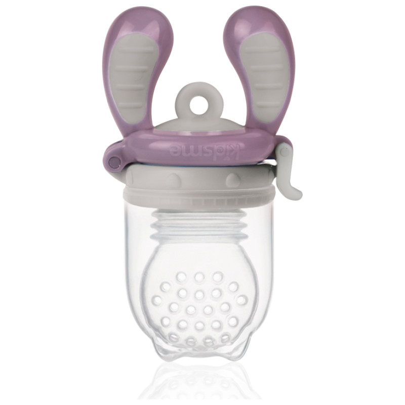 Kidsme Food Feeder bērna ēdinā&scaron;anas ierīce cietiem produktiem (liels),Plum, no 6 mēn. - 160337PL