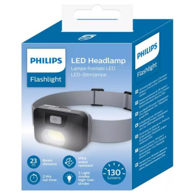 Philips LED galvas lukturis, melns - SFL1000H/10