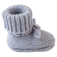 Lodger Slipper Folklore Merino vilnas čībiņas,Drizzle, 0-6m - SLM 629_0-6