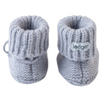 Lodger Slipper Folklore Merino vilnas čībiņas,Drizzle, 0-6m - SLM 629_0-6