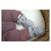 Lodger Slipper Folklore Merino vilnas čībiņas,Drizzle, 0-6m - SLM 629_0-6