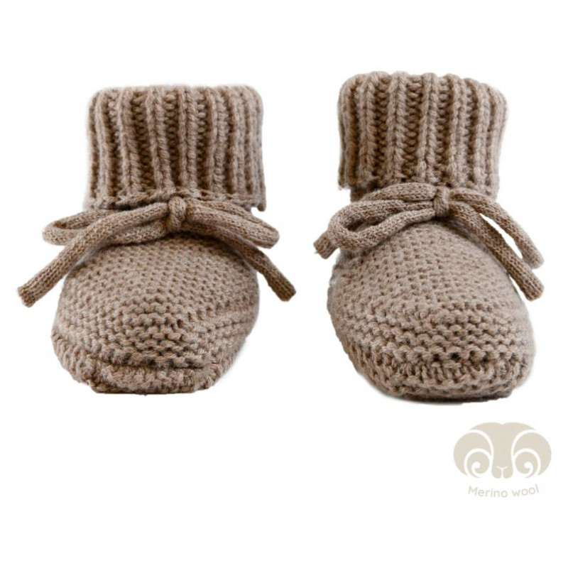 Lodger Slipper Folklore merino vilnas čībiņas, Buffalo, 0-6m - SLM 535_0-6