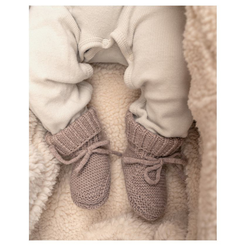 Lodger Slipper Folklore merino vilnas čībiņas, Buffalo, 0-6m - SLM 535_0-6
