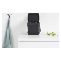 Brabantia atkritumu tvertne Sort & Go, 3 l, Grey - 209888