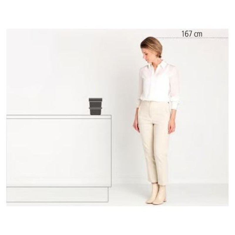 Brabantia atkritumu tvertne Sort & Go, 3 l, Grey - 209888